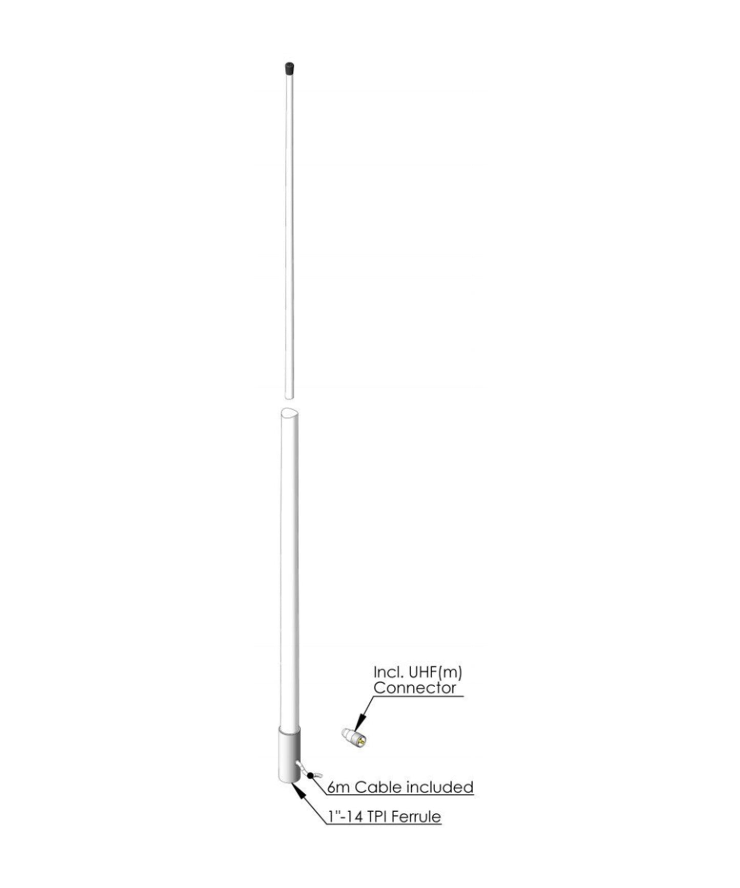 Photo of AC Antennas CB6 HF Citizen Band Antenna