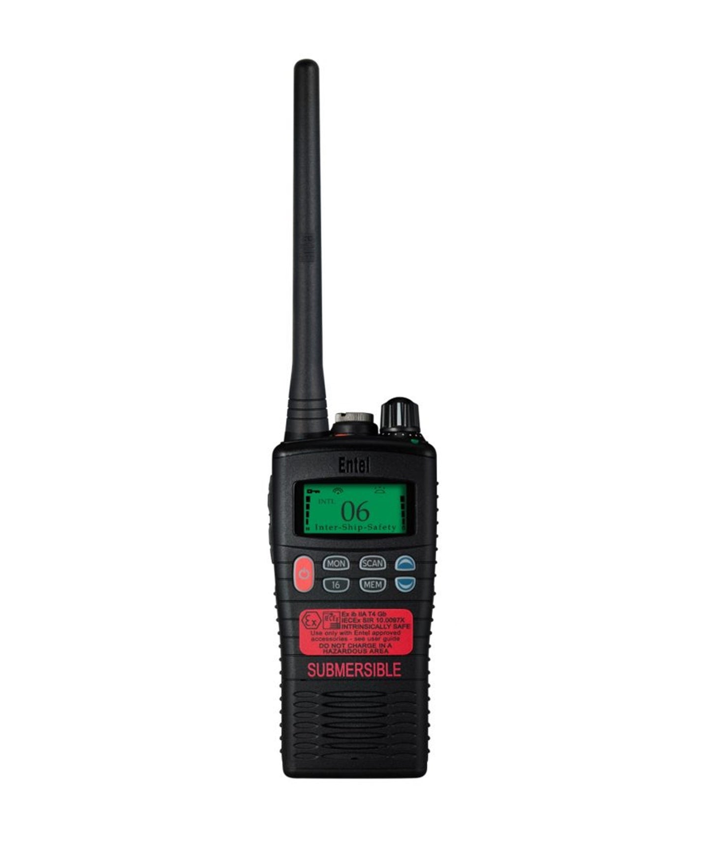 Entel HT544 IECEx intrinsically safe portable VHF radio
