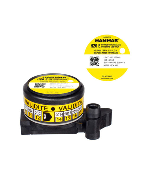 Hammar H20E Hydrostatic Release (HRU) untuk EPIRB HE-0100 / HE-0102